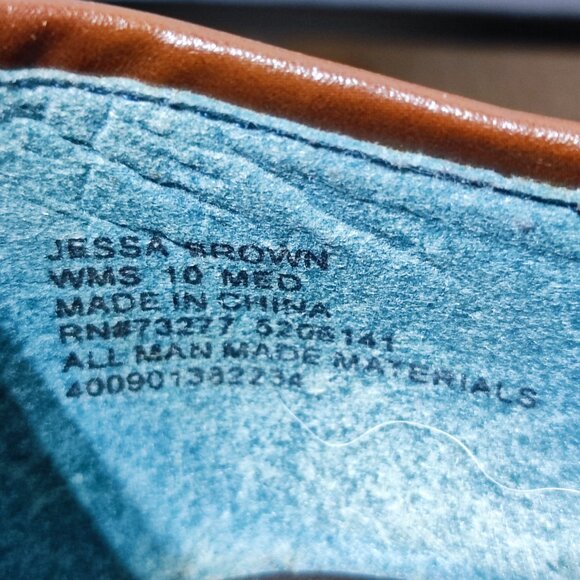 Vintage Candie's Jessa Maryjane Pumps Size 10 Brown Chunky Heels Comfort - Picture 8 of 15